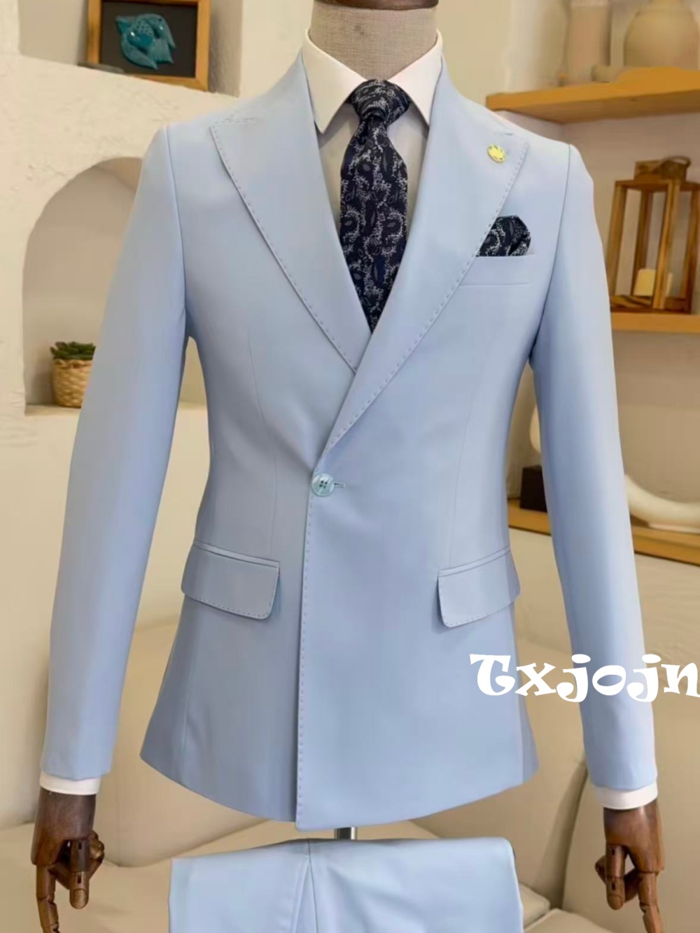 Mens Grooming On Sale - New One Button Men's Suit Set
