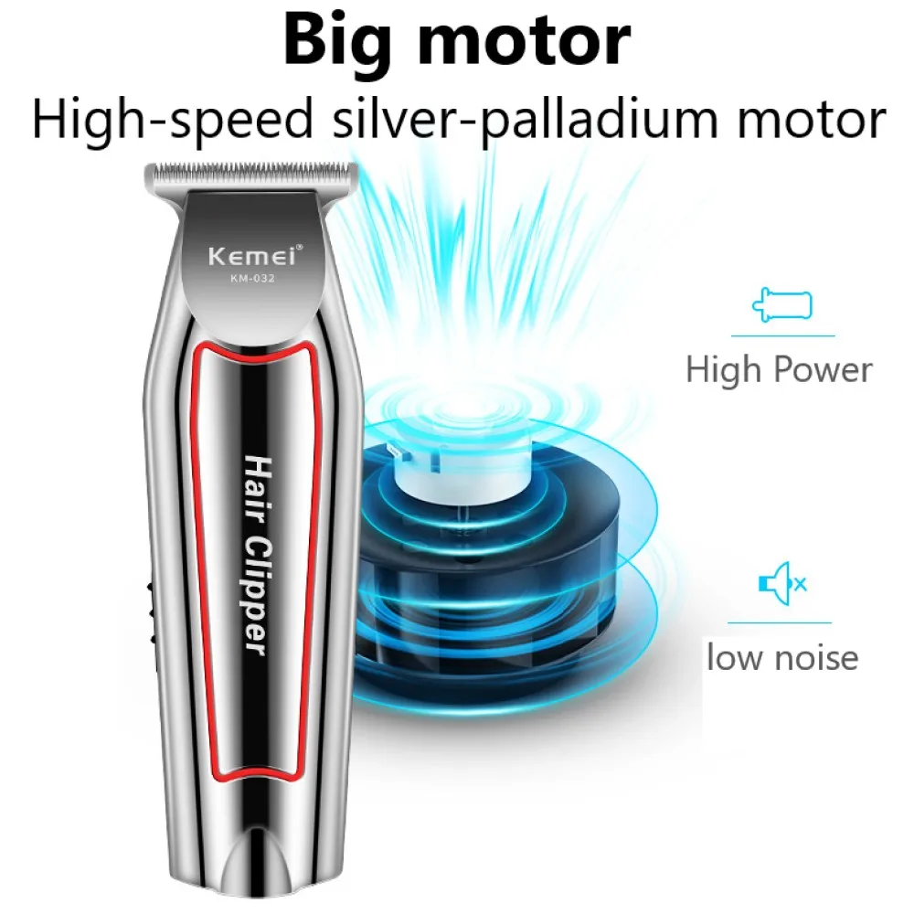 Kemei KM-032Hair Trimmer Elect - đánh giá và giá Mens Grooming Box