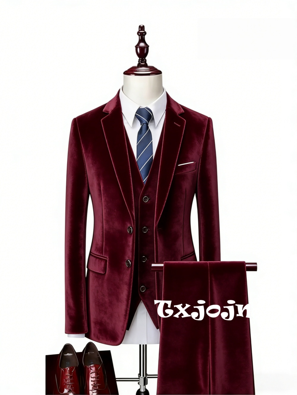 Notched lapel Men's Velvet Sui - đánh giá và giá Mens Grooming On Sale