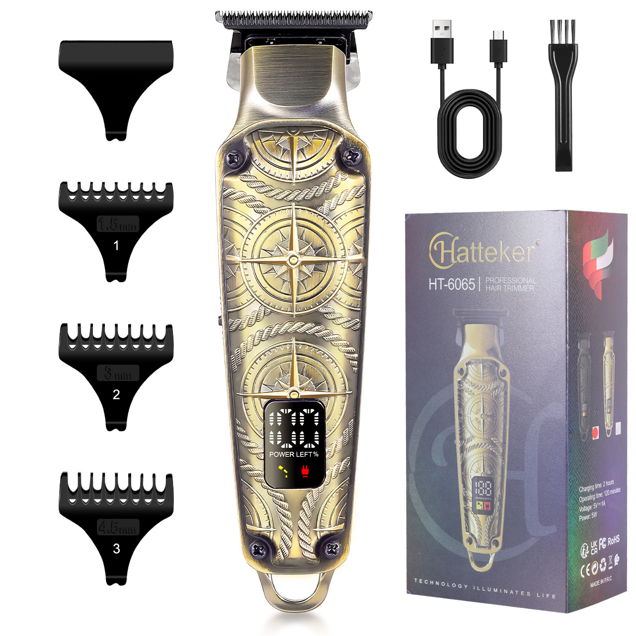 Hatteker Retro Hair Trimmer fo - đánh giá và giá Men'S Grooming Hair And Body Wash