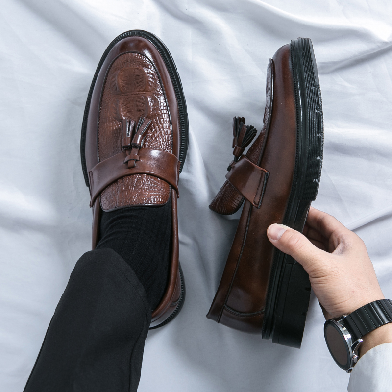 Men's Shoes Leather Men Fashio - đánh giá và giá Mens Grooming On Sale