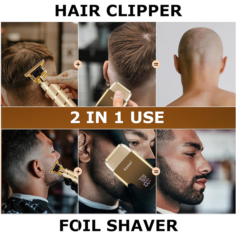 Kemei KM-TX10 T9 Hair Trimmer  - đánh giá và giá Mens Grooming Box